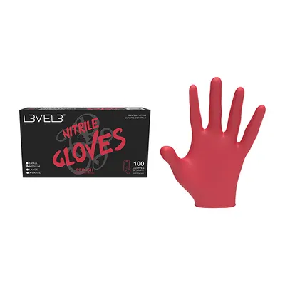 Guantes Level3 Rojo Talla L X100