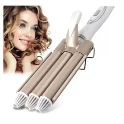 Rizadora Waflera ProNova Pro-9663 Keratin Ondas de Sirena