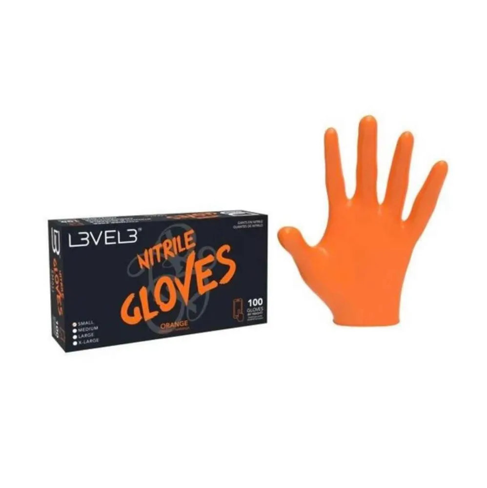 Guantes Level3 Naranja Talla M