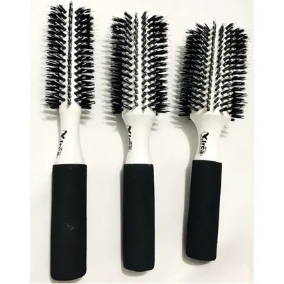 Kit Cepillosx3 Mango Espuma Cerda Mixta Blanco