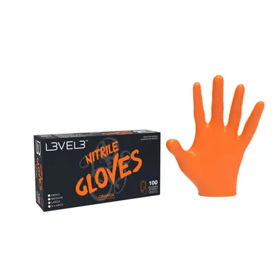 Guantes Level 3 Naranja Talla L