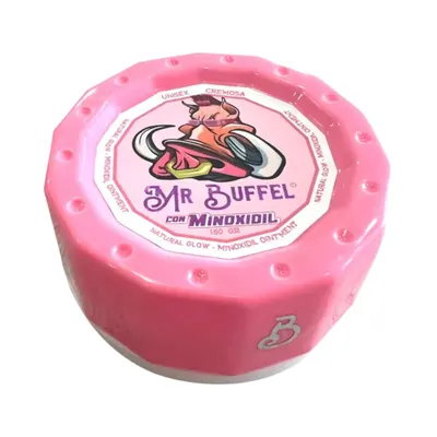 Cera Mr Buffel Minoxidil Natural Glow Rosada