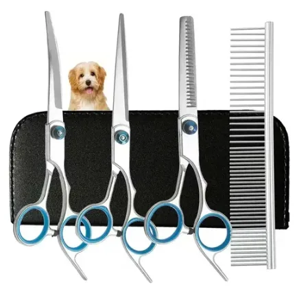 Kit Tijera X 3 Canina Jaguar +peinilla