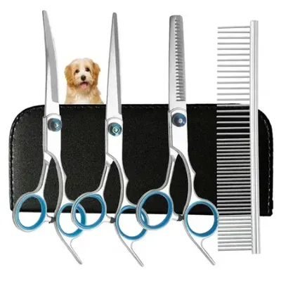 Kit Tijera X 3 Canina Jaguar +peinilla