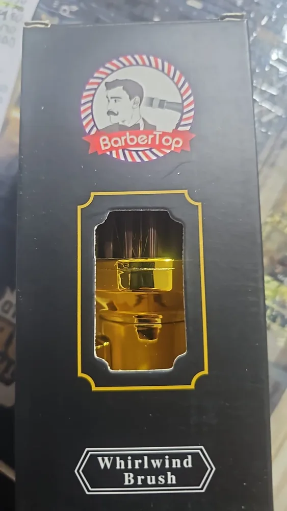 Brocha talquera barber top