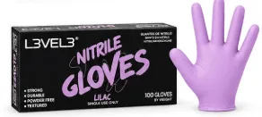 Guantes level 3 Morados talla S