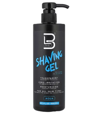 Shaving Gel Level3 Aqua 500ml