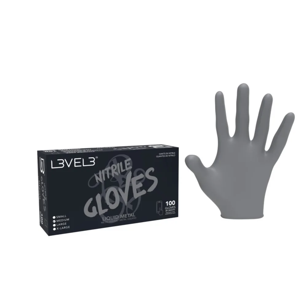 Guantes Level 3 Plateado Talla M X100